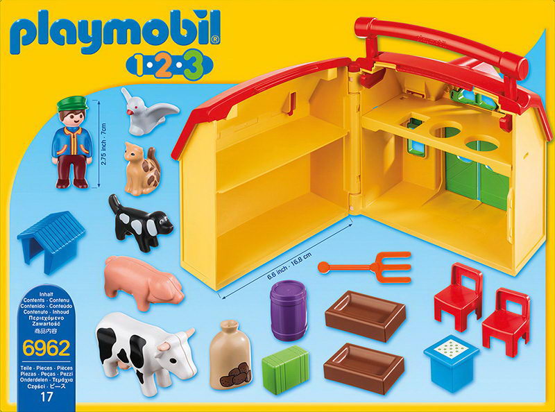 Playmobil 6962 - 1.2.3 Mein Mitnehm-Bauernhof