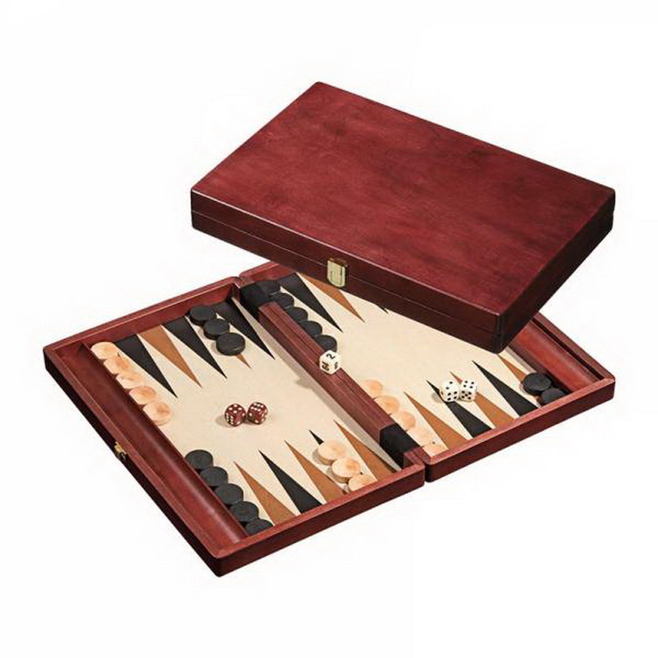Backgammon Kos Deluxe Holz
