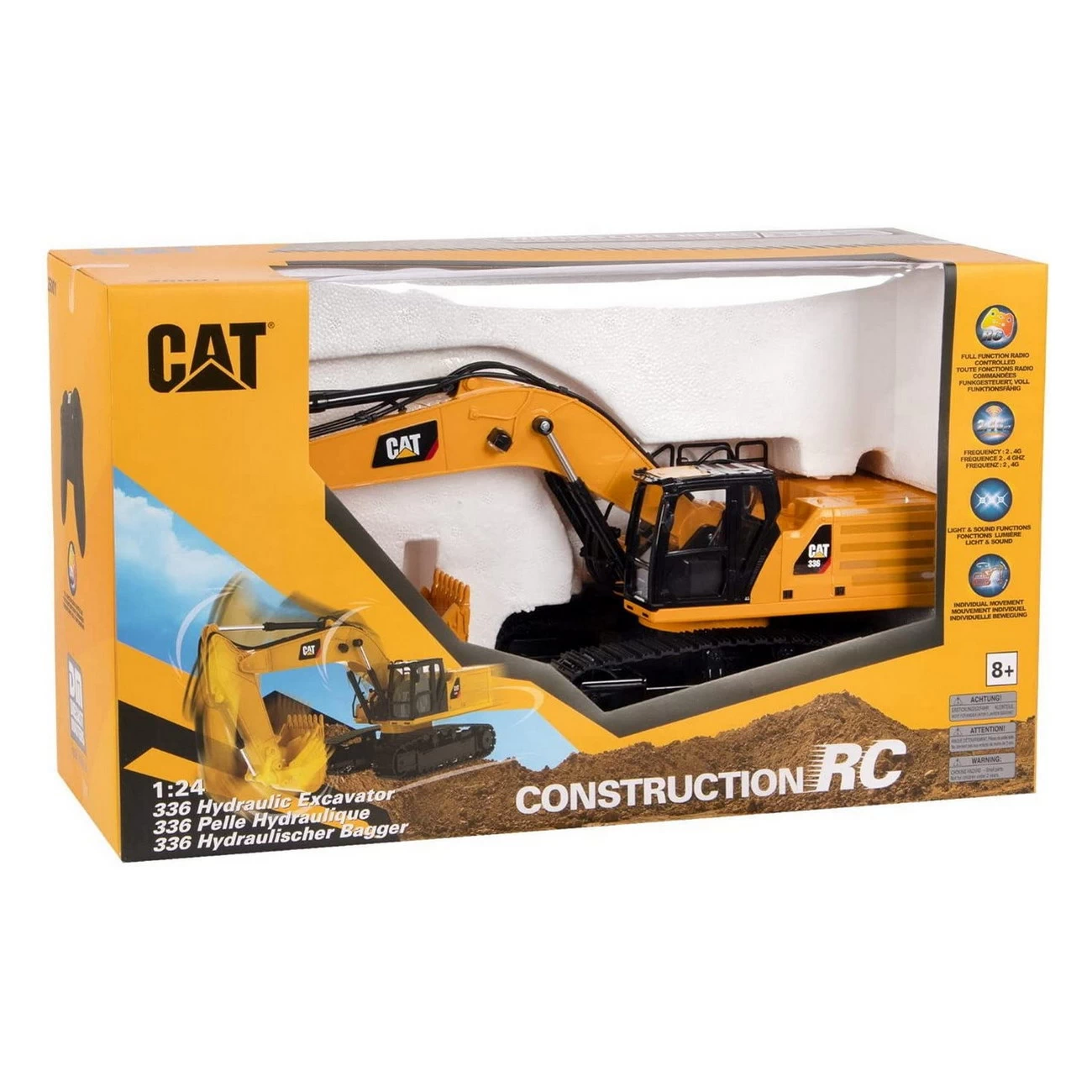 Carrera RC - 1:24 RC CAT 336 Excavator (37025001)