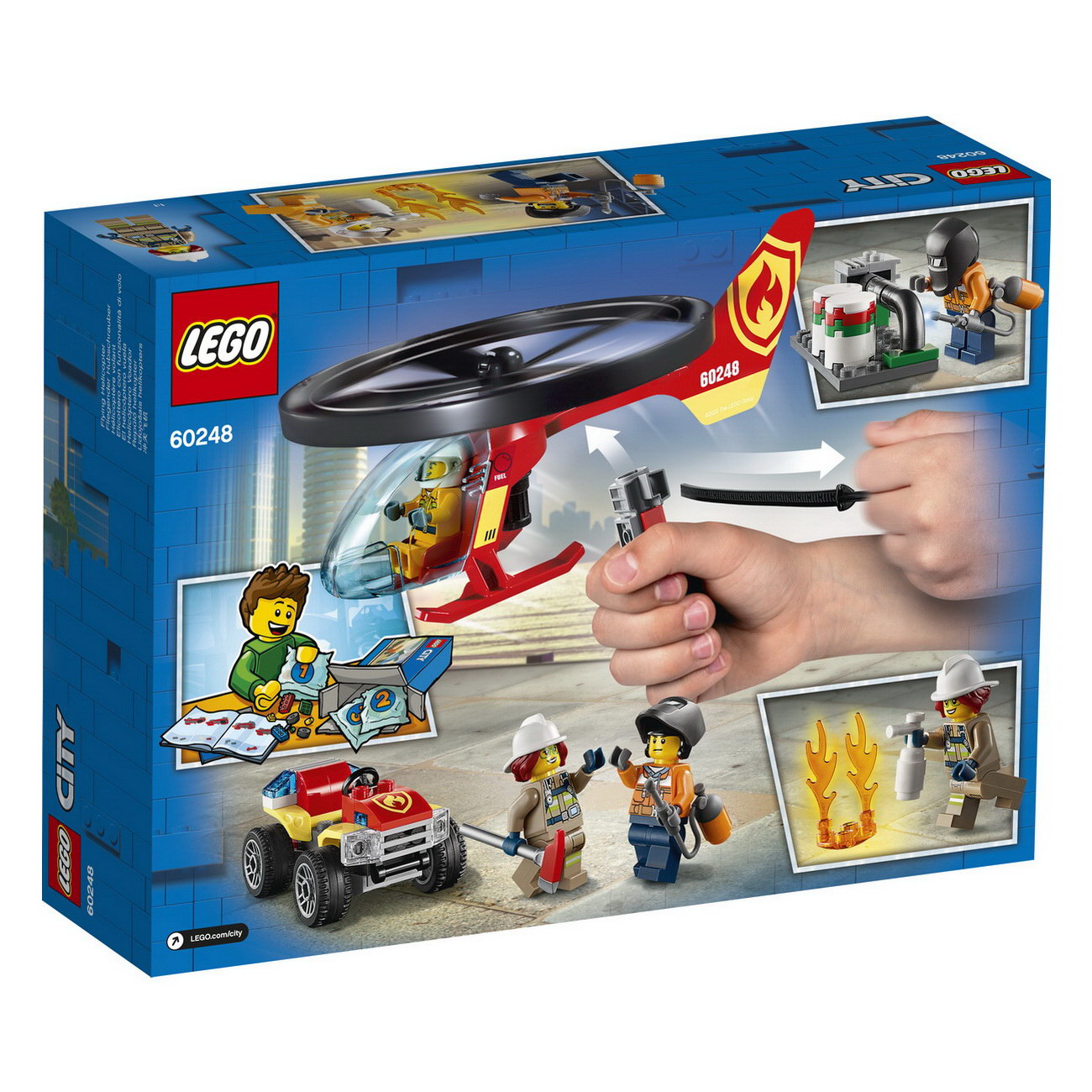 LEGO City - Einsatz mit dem Feuerwehrhubschrauber (60248)