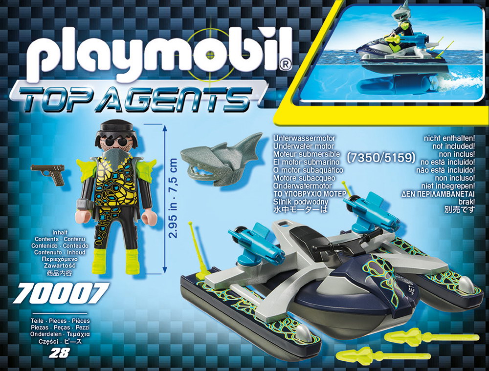 Playmobil 70007 - Team S.H.A.R.K. Rocket Rafter (Top Agents)