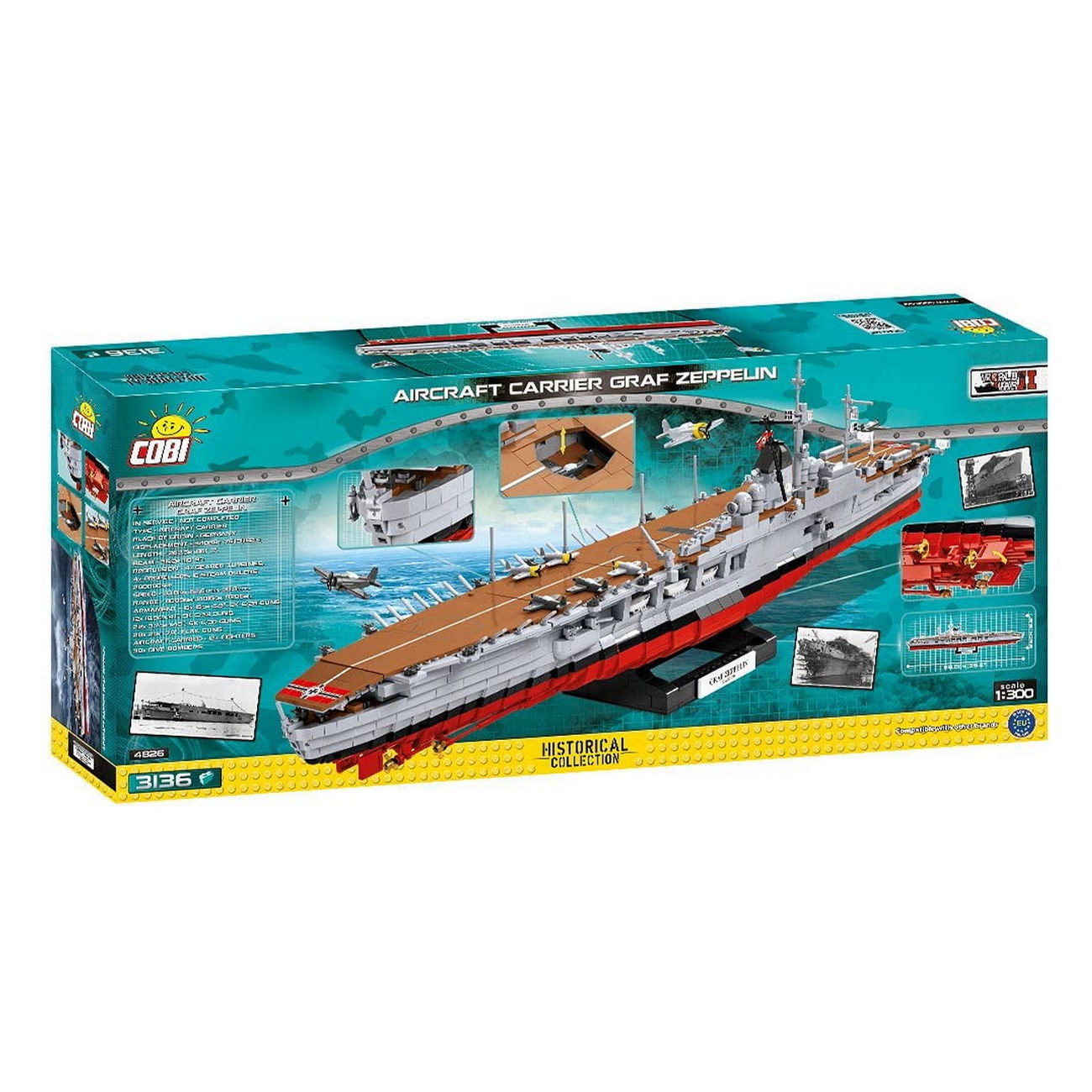 COBI - Flugzeugträger Graf Zeppelin (4826) - Bausteine kaufen 