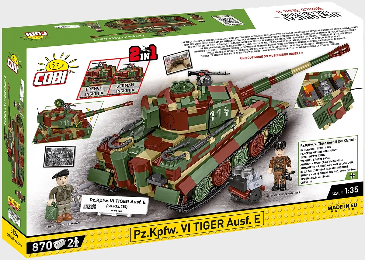 COBI - PzKpfw VI Tiger Ausf E (3124) - Bausteine kaufen