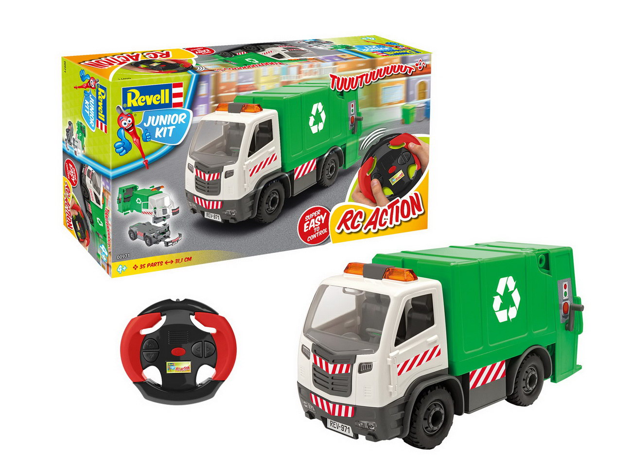 Revell Junior Kit RC Müllwagen - Garbage Truck 00971