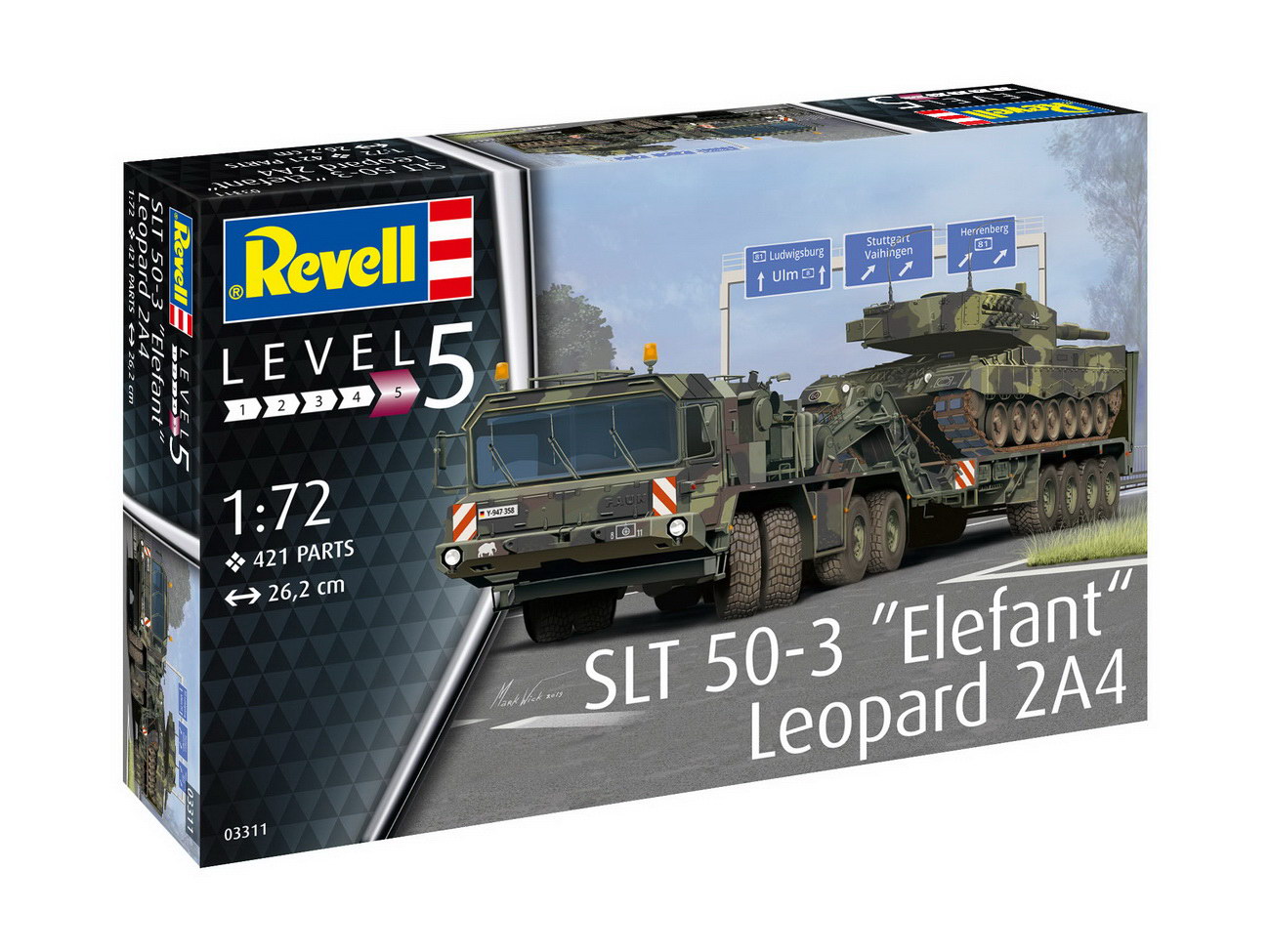 Revell 03311 - SLT 50-3 Elefant u Leopard 2A4 -Modellbau