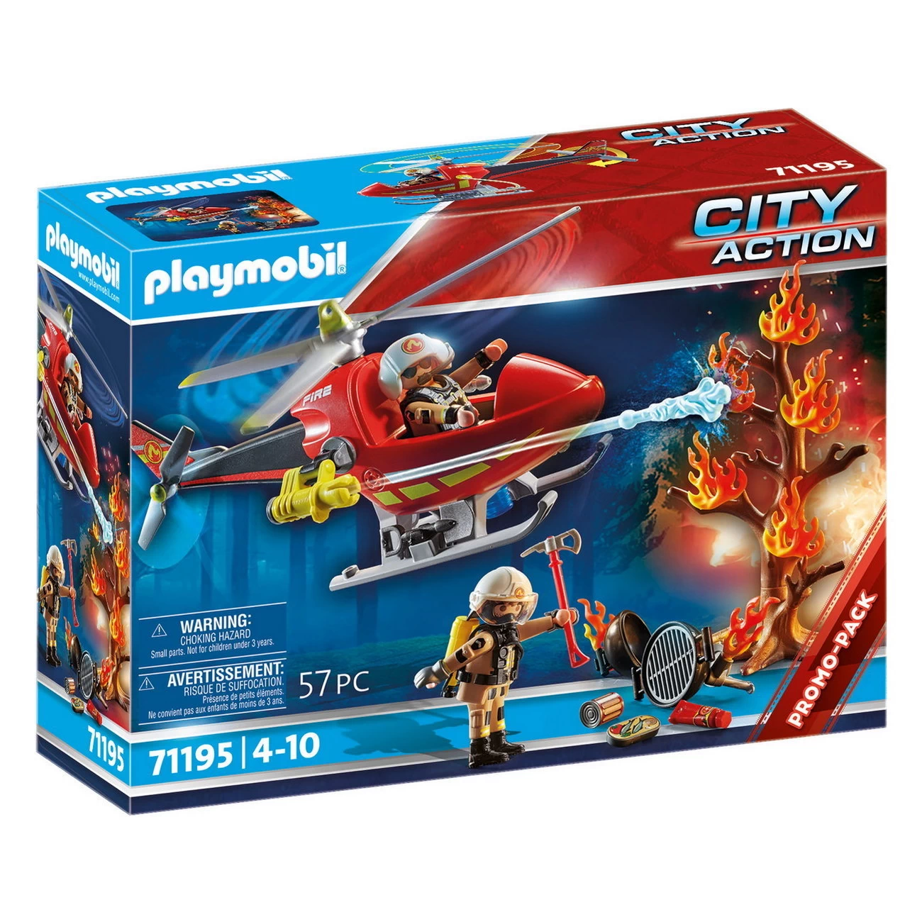 Playmobil 71195 - Feuerwehr Hubschrauber - City Action