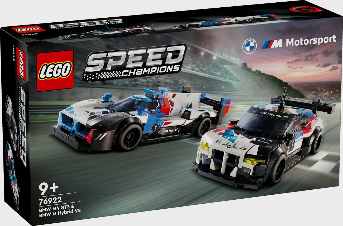 LEGO Speed Champions 76922 - BMW M4 GT3 & BMW M Hybrid V8 Rennwagen