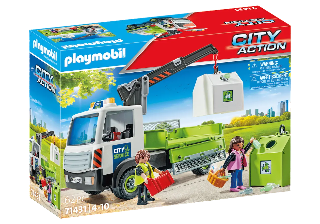 Playmobil 71431 - Altglas-LKW mit Container - City Action