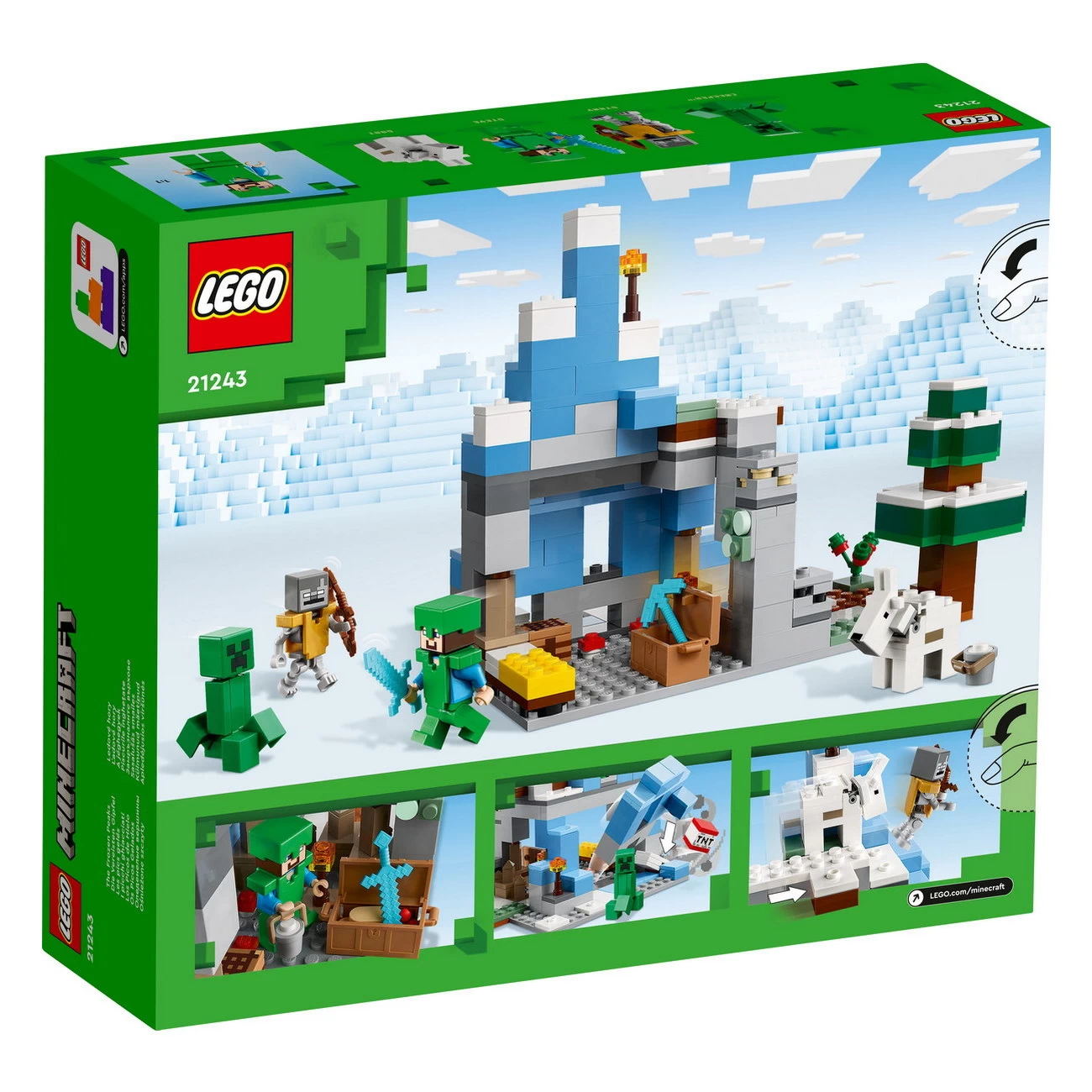 LEGO Minecraft 21243 - Die Vereisten Gipfel