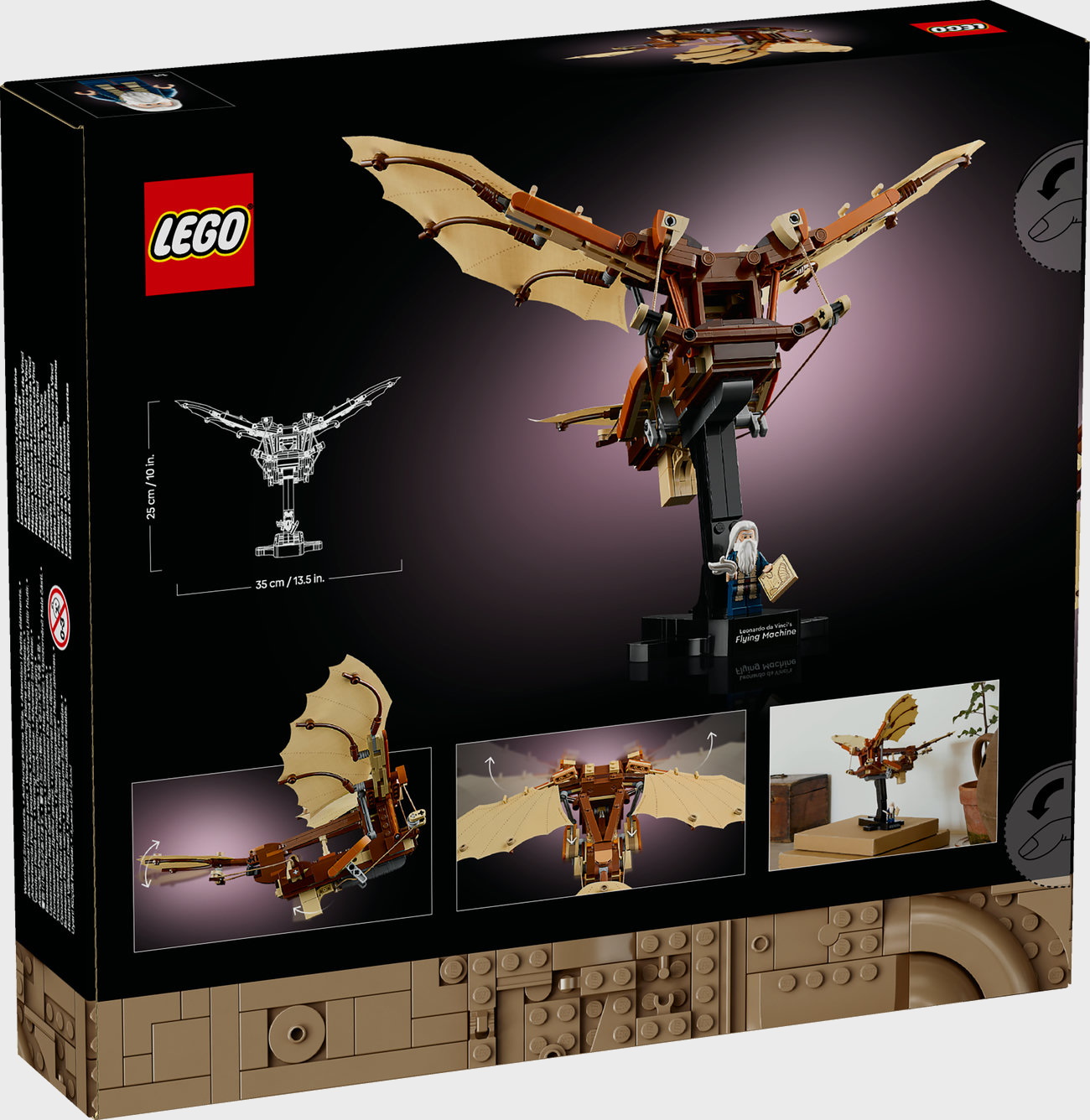 LEGO 10363 Leonardo da Vincis Fluggerät
