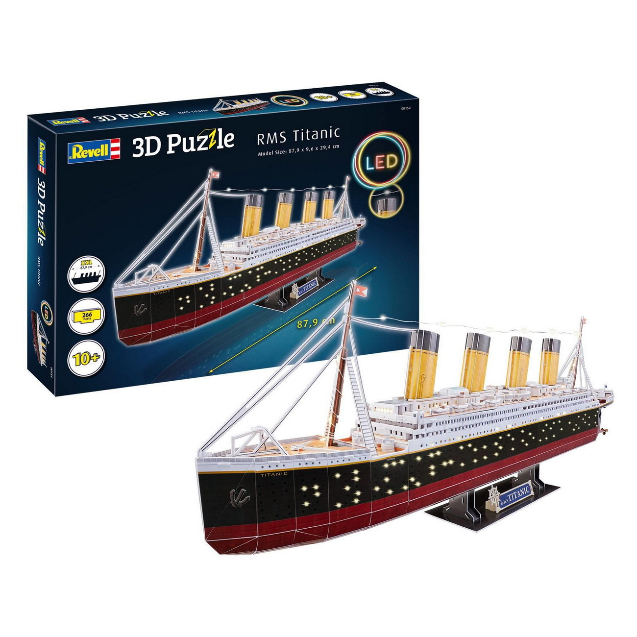 Revell 00154 - RMS Titanic - LED Edition 3D Puzzle