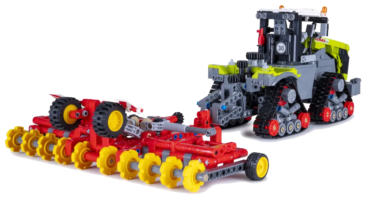CaDA Raupenschlepper Claas Xerion 5000 Trac TS 1:32 Bricks