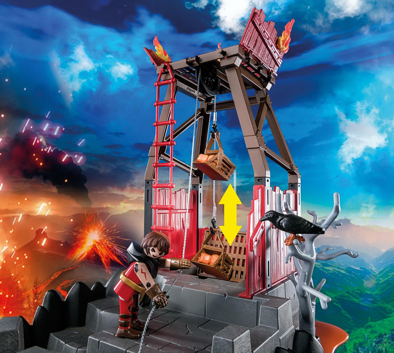 Playmobil 70390 - Burnham Raiders Lavamine - Novelmore