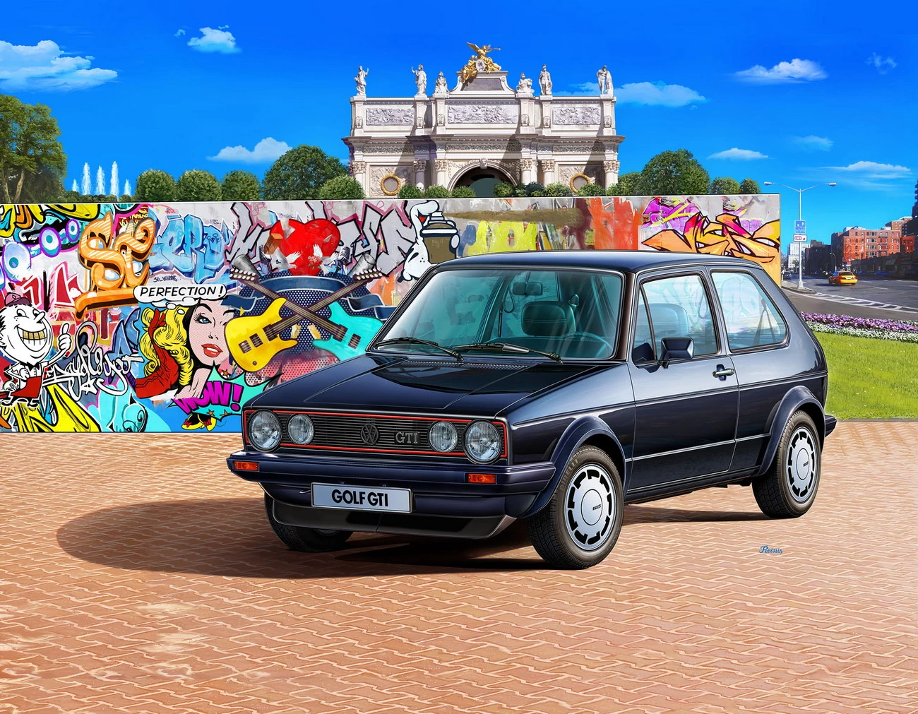 Revell 05694 - 35 Jahre VW Golf 1 GTI Pirelli