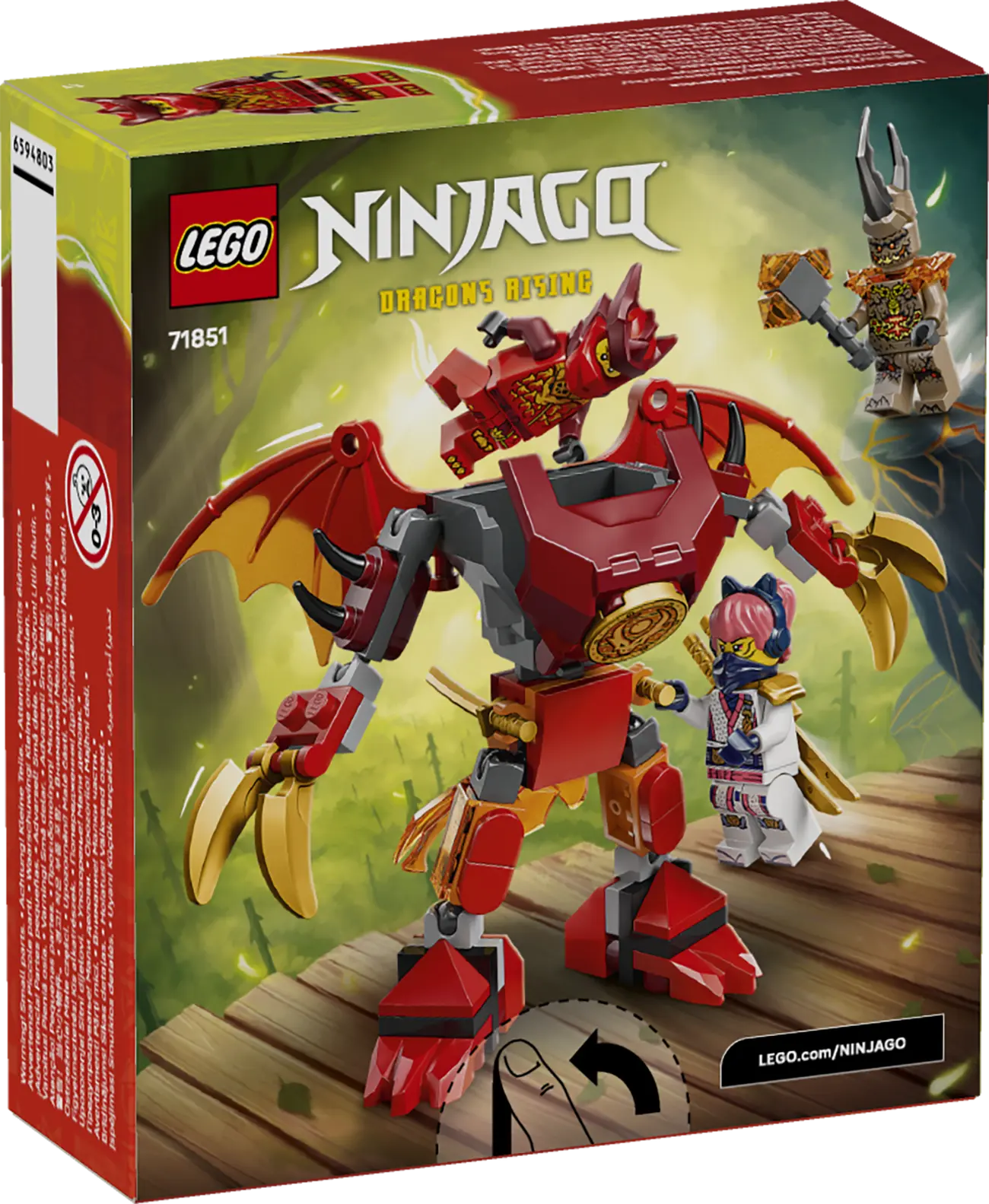 LEGO Ninjago - Kais Drachen-Mech Battle Set (71851)