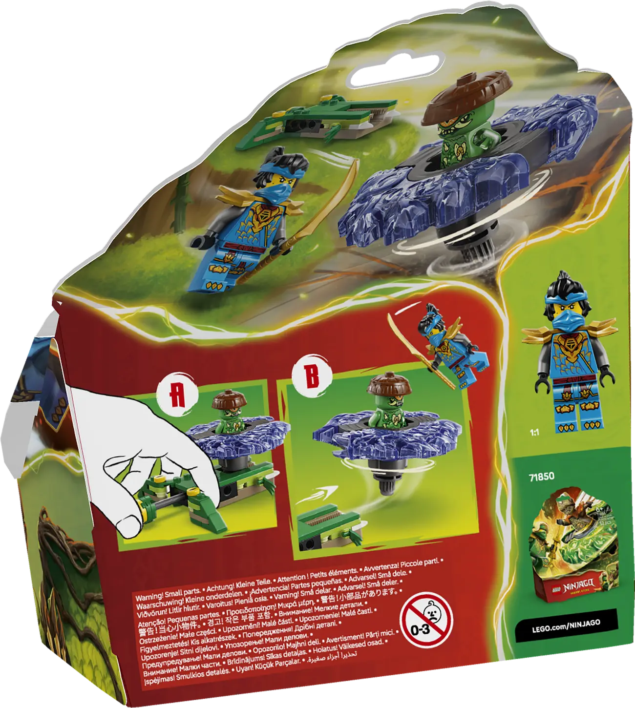 LEGO Ninjago - Nya vs. Mutationsmonster-Spinner (71849)