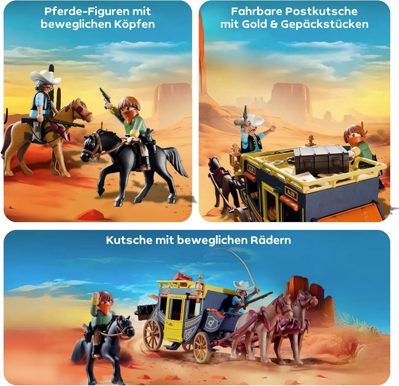 Playmobil 71862 - Postkutschenüberfall im Wilden Westen - History