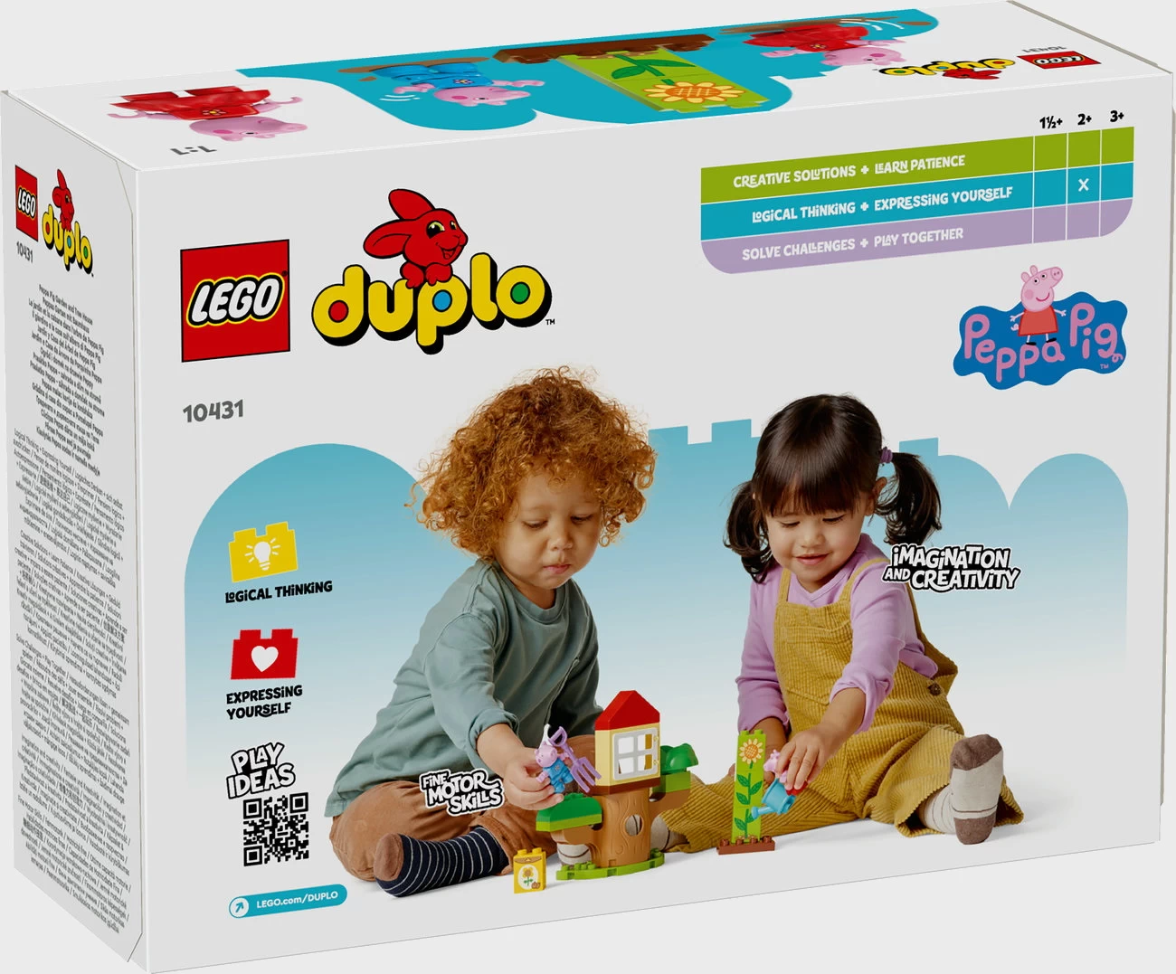 LEGO DUPLO Peppa Pig 10431 - Peppas Garten mit Baumhaus