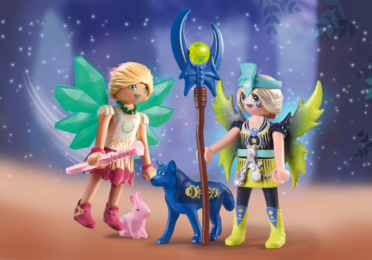 Crystal- und Moon Fairy mit Seelentieren (71236)