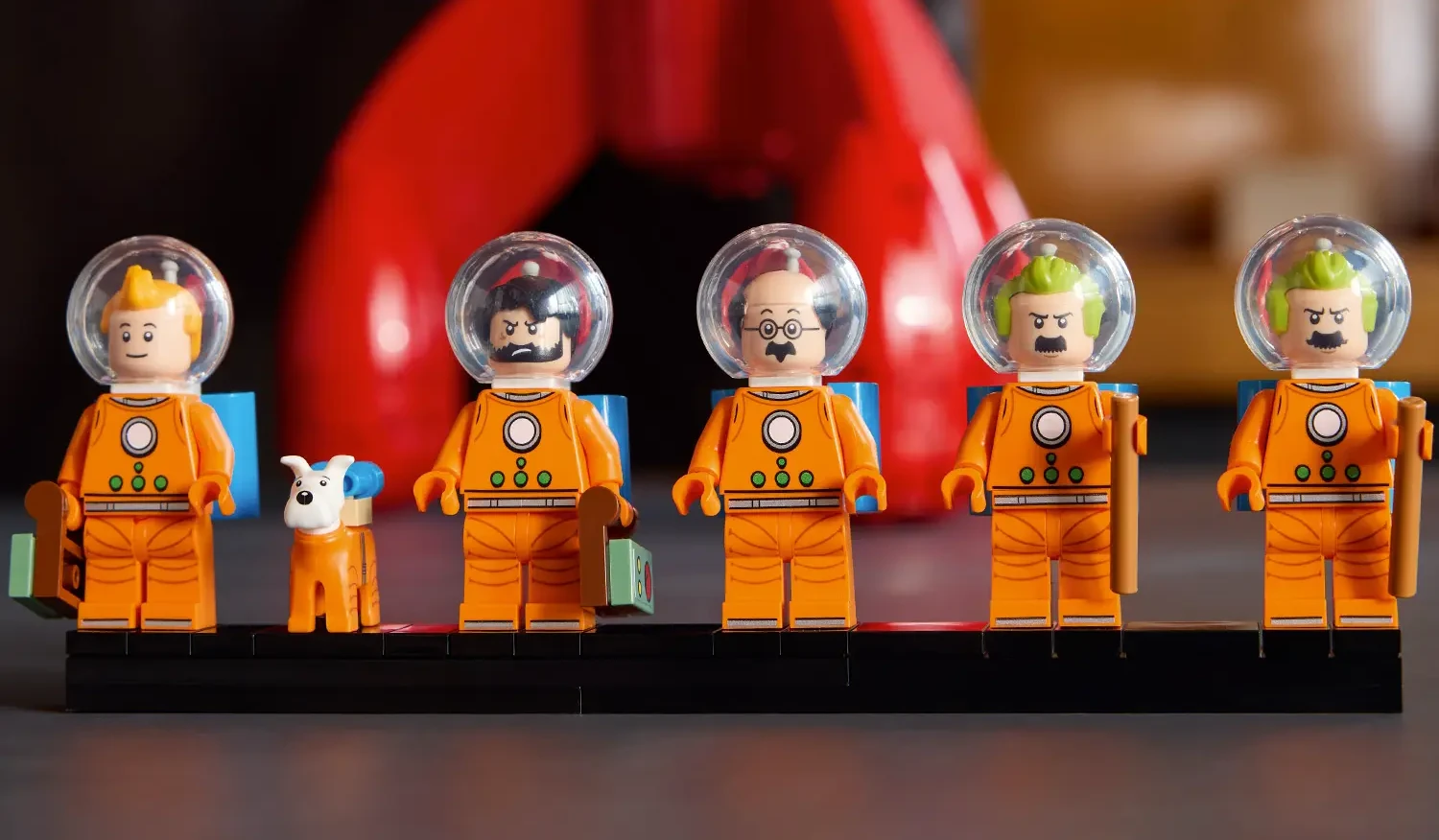 Figuren zur LEGO Ideas LEGO Mondrakete von Tim und Struppi - 21367