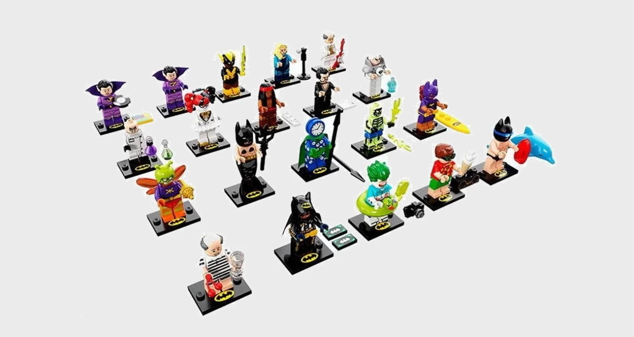 LEGO Minifigures 71020 - Batman Movie Serie 2 - 60er Display