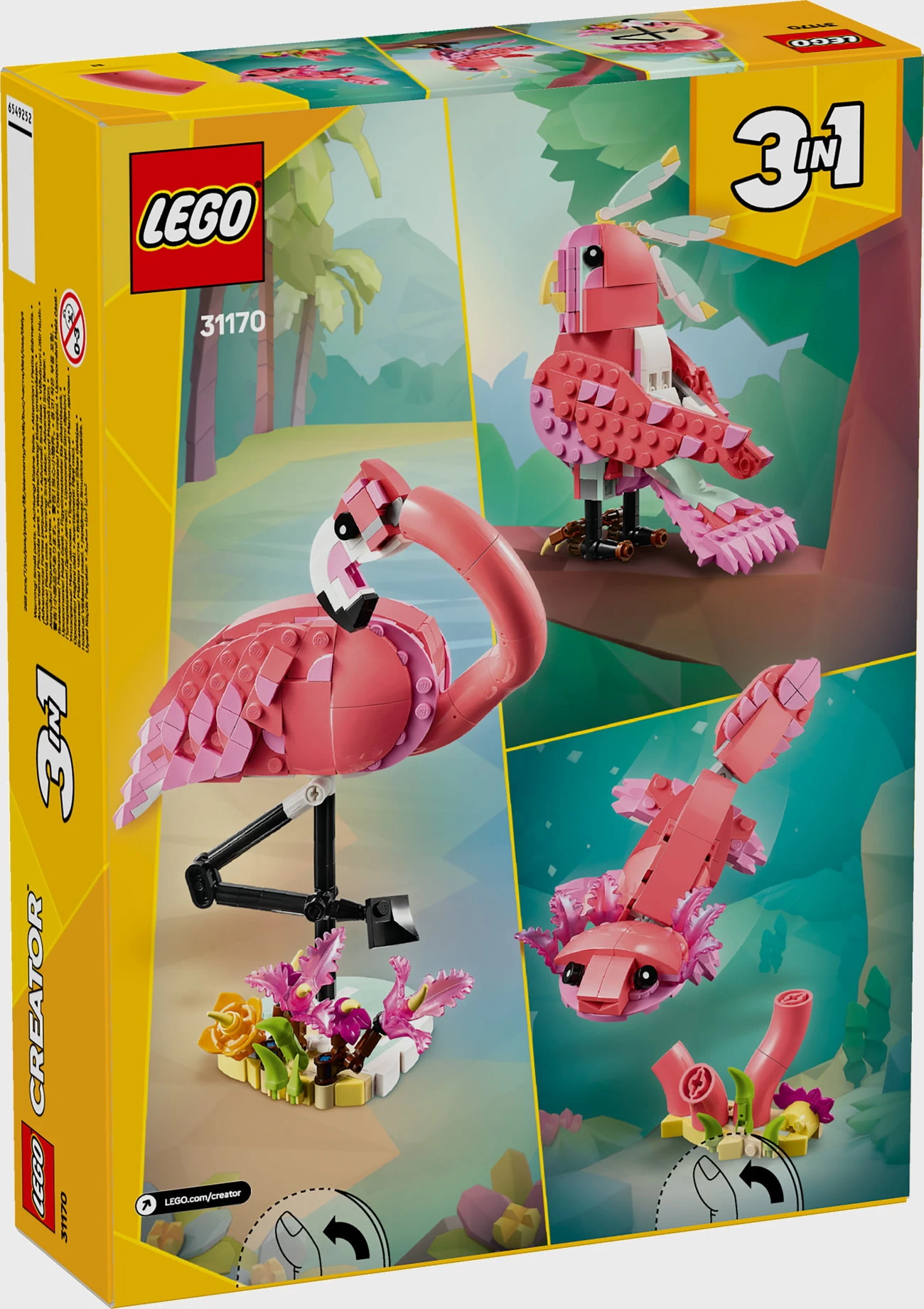 LEGO Creator 31170 - Wilde Tiere Rosa Flamingo