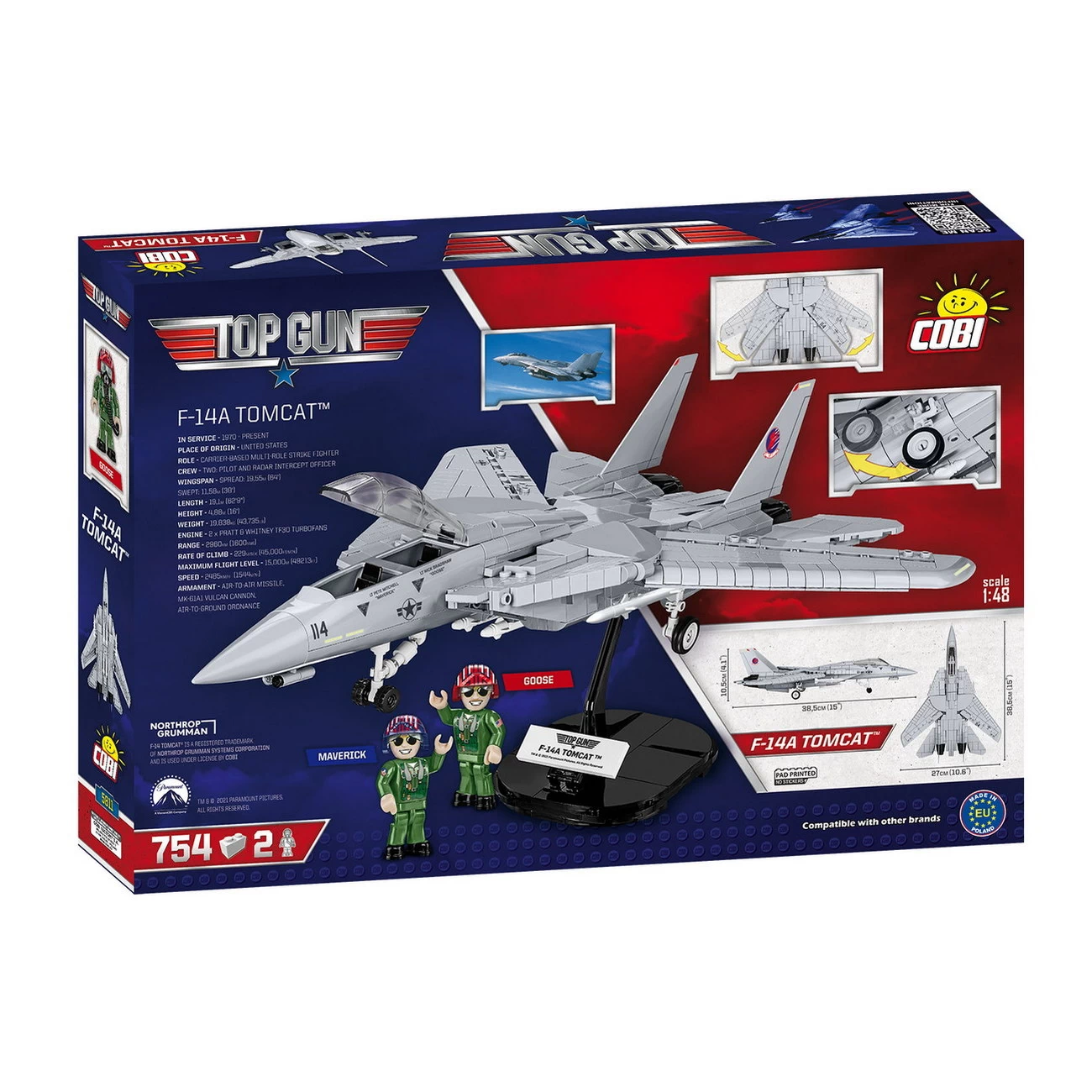 COBI - F-14A Tomcat (5811A) - Top Gun