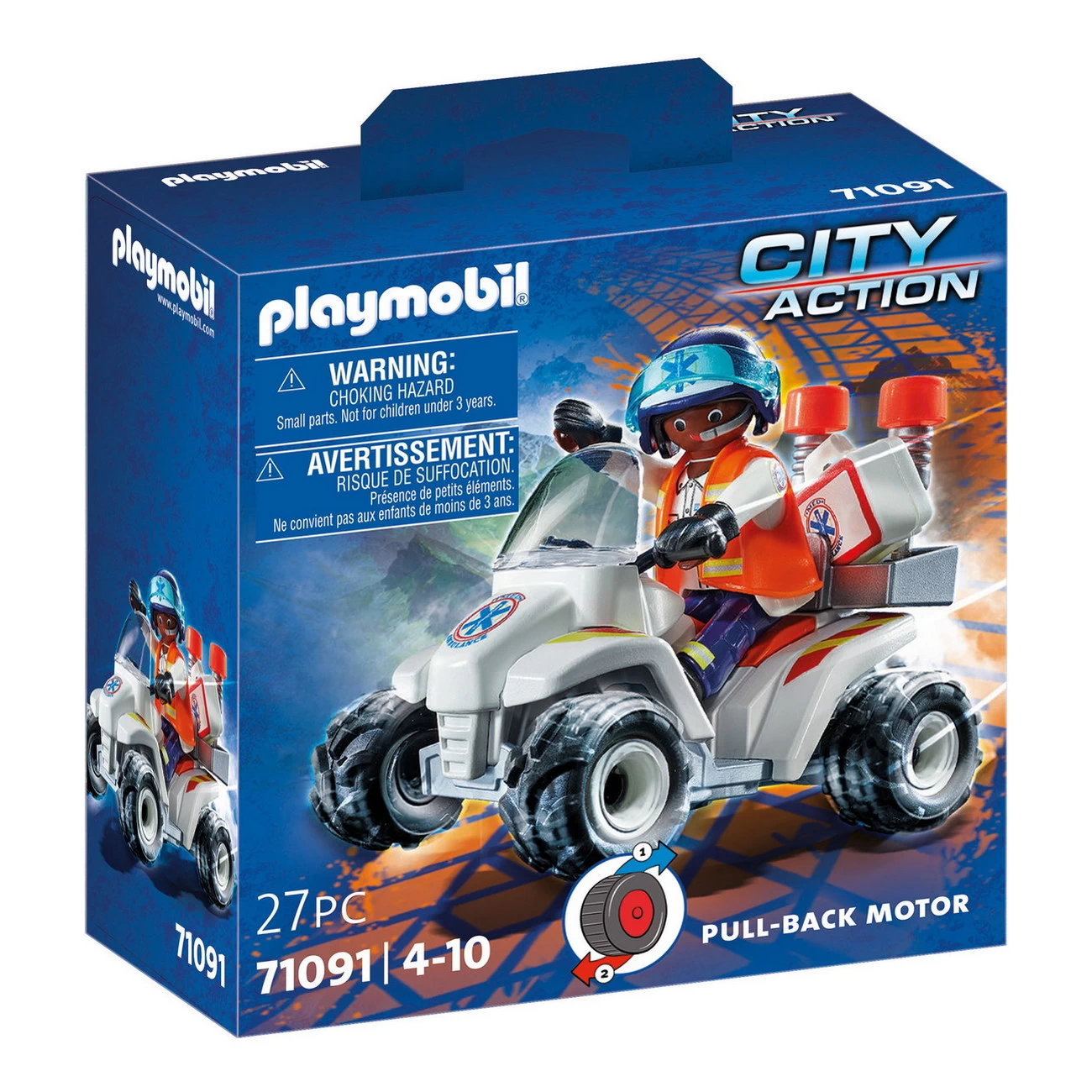Playmobil 71091 - Rettungs Speed Quad - City Action