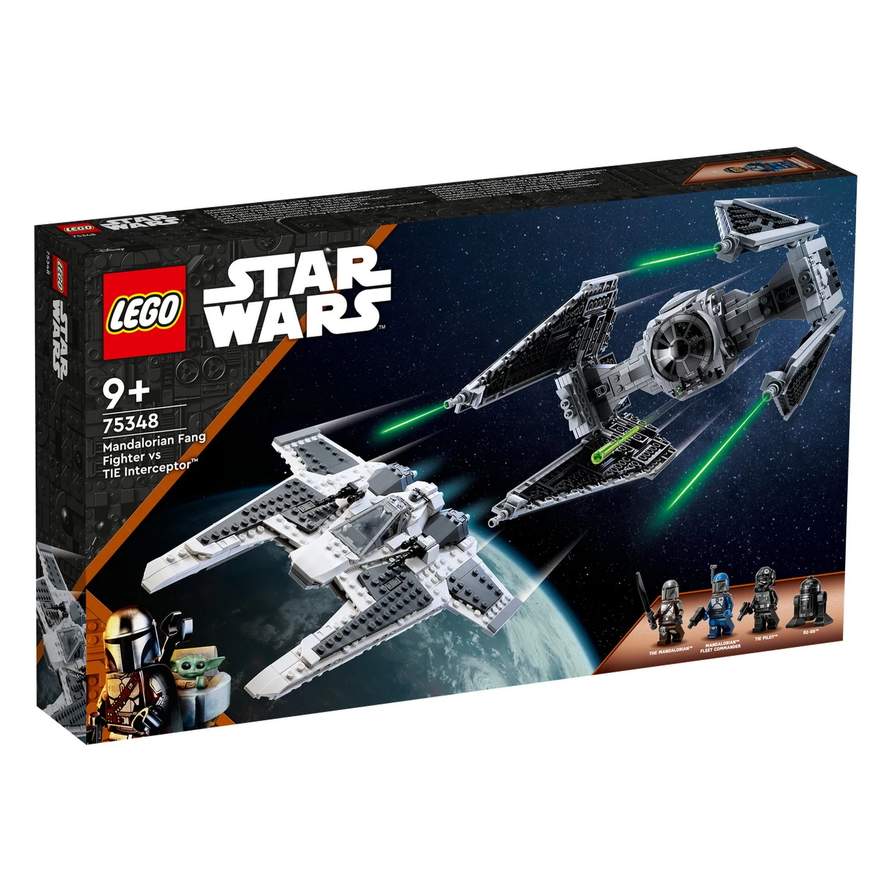 LEGO Star Wars 75348 - Mandalorianischer Fang Fighter vs. TIE Interceptor