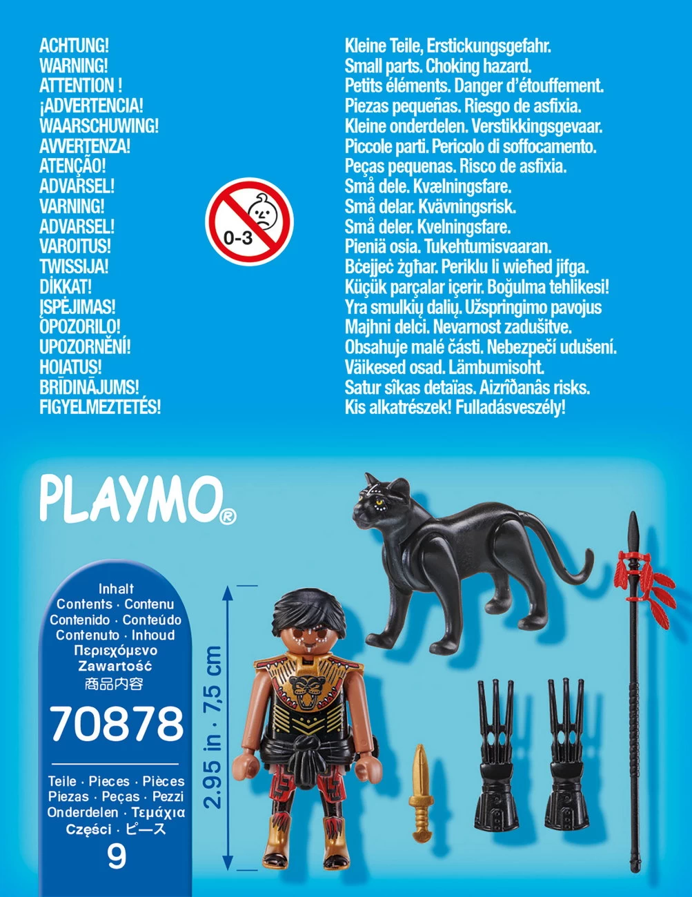 Playmobil 70878 - Krieger mit Panther - Special Plus