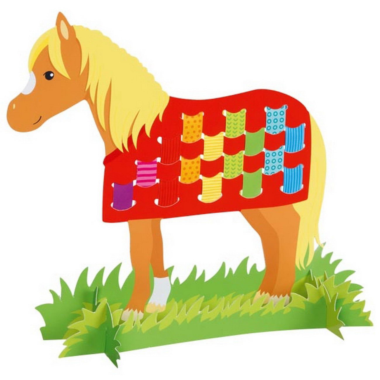 Bastelset Flecht- und Webbilder Tiere (goki 58467)