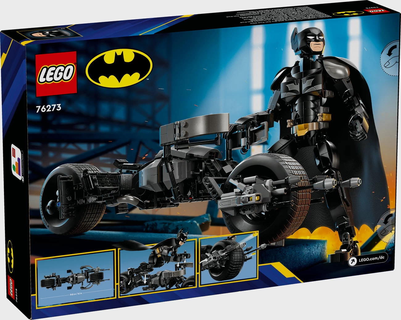 LEGO Super Heroes 76273 - Batman Baufigur mit dem Batpod DC