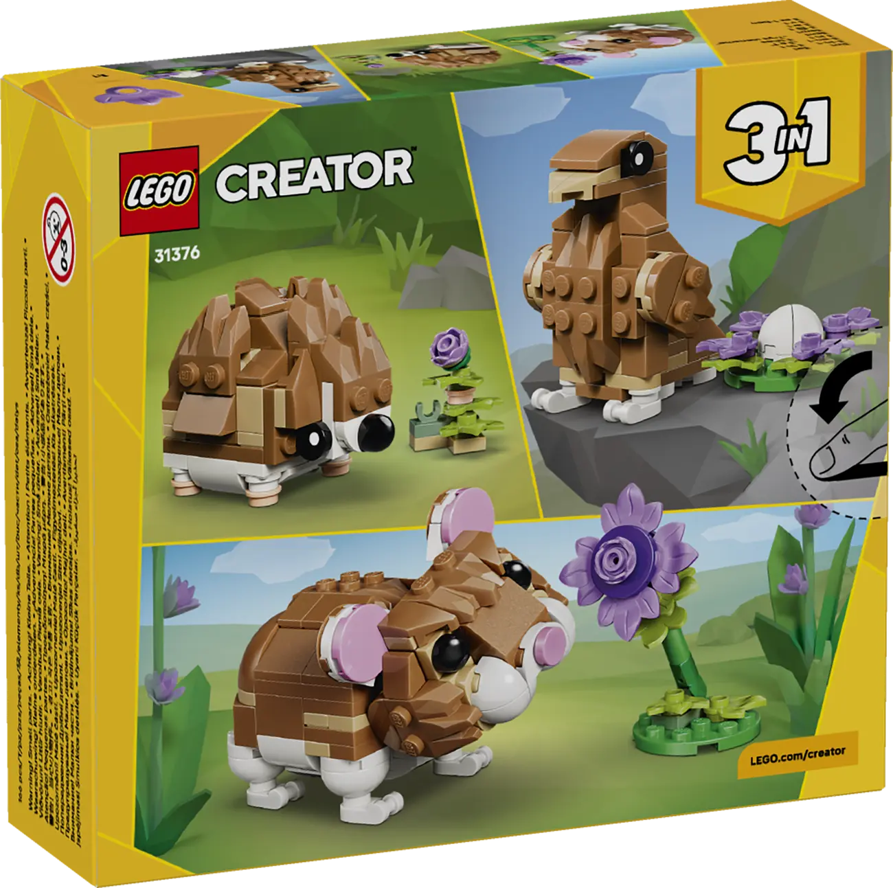 LEGO Creator - Niedlicher Hamster mit Blume (31376)