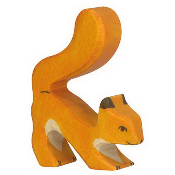 Holztiger Eichhörnchen orange