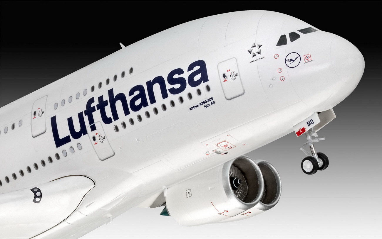 Revell 03872 - Airbus A380-800 Lufthansa New Livery