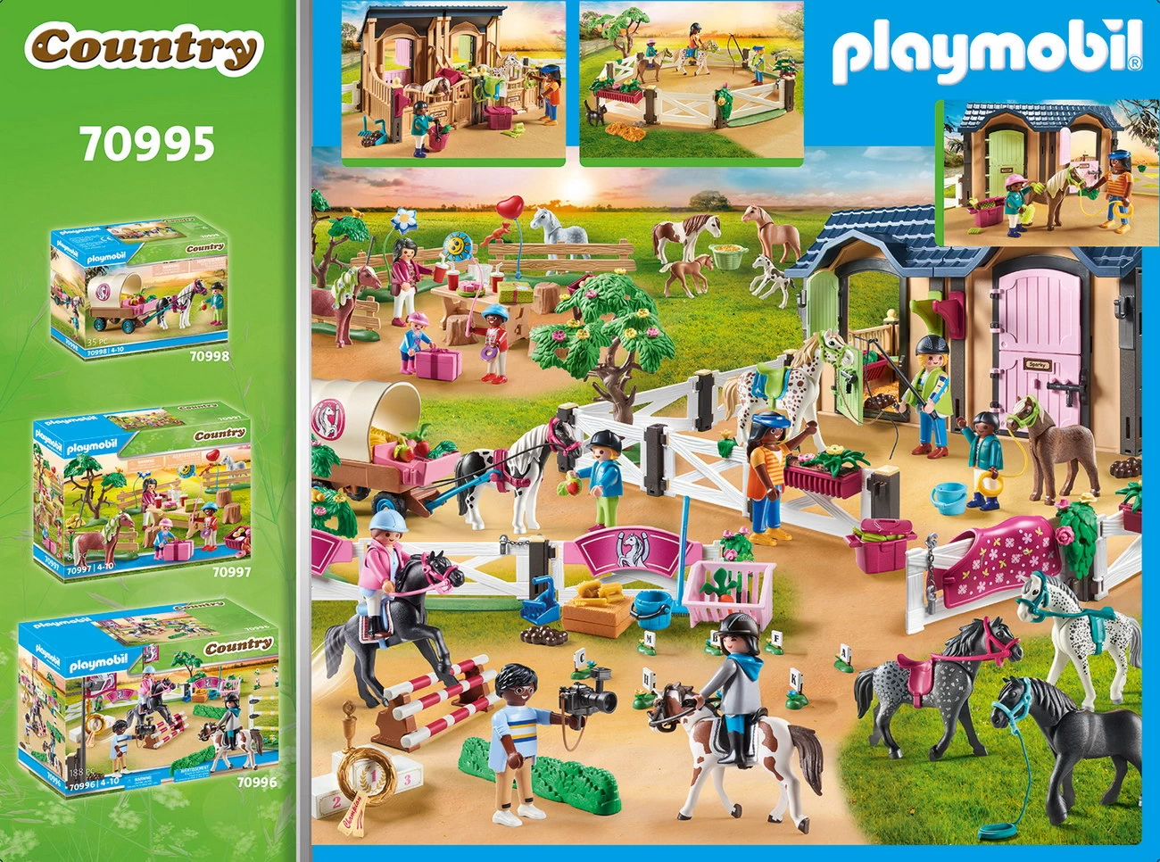 Playmobil 70995 - Reitunterricht mit Pferdebox - Country