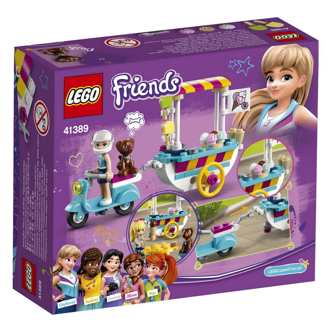 LEGO Friends - Stephanies mobiler Eiswagen (41389)