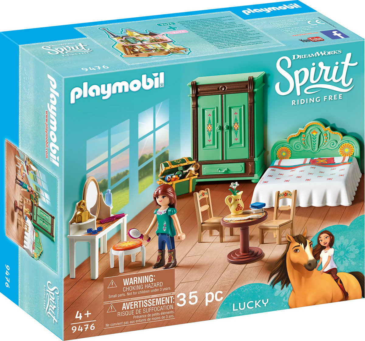 Playmobil 9476 - Luckys Schlafzimmer