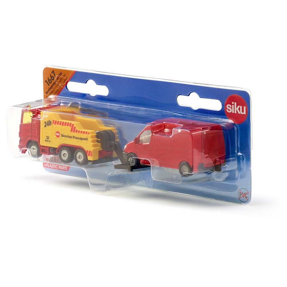 SIKU 1667 - Abschleppwagen mit PKW 1:87