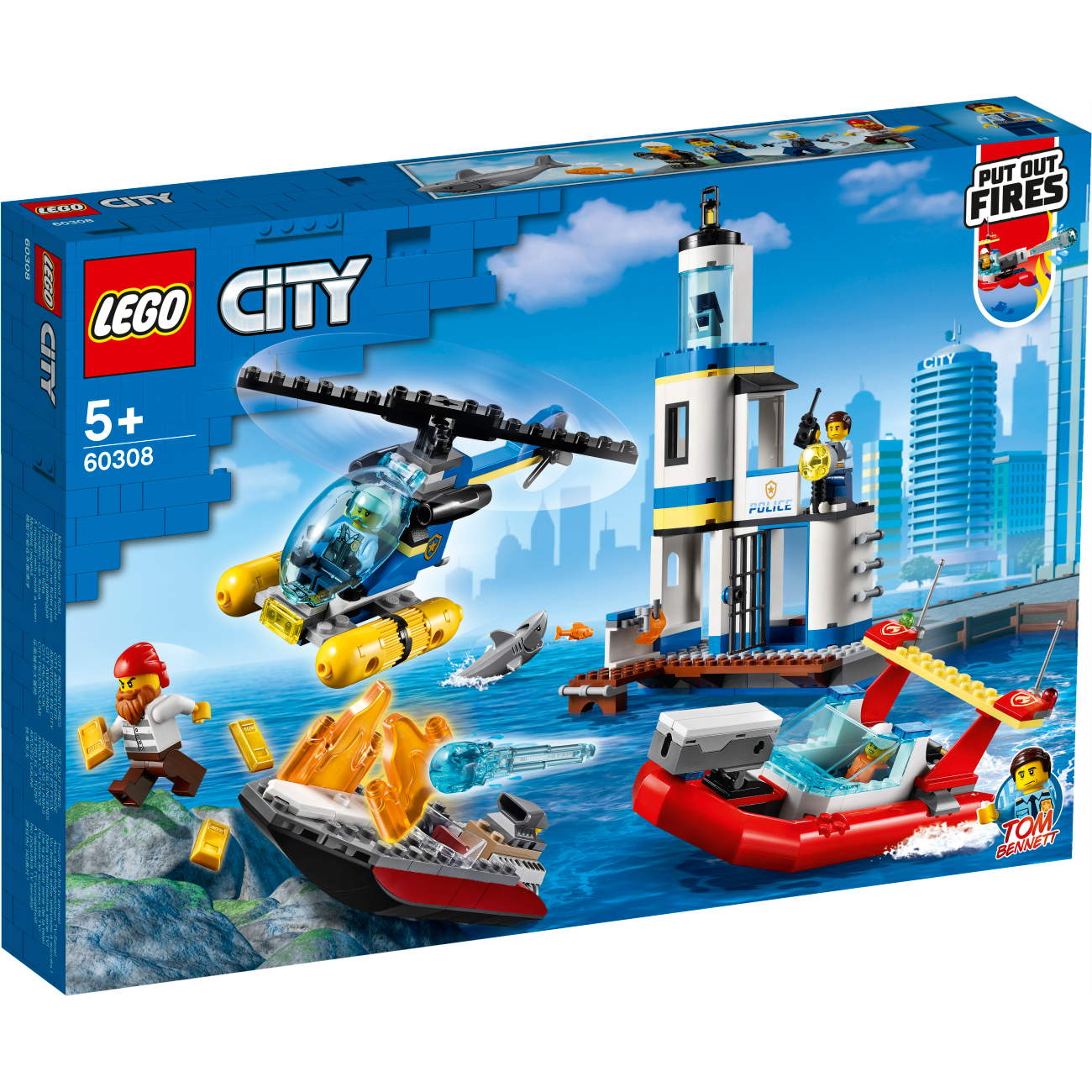 LEGO City 60308 - Polizei und Feuerwehr im Küsteneinsatz