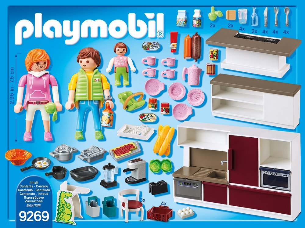 Playmobil 9269 - Große Familienküche (City Life)
