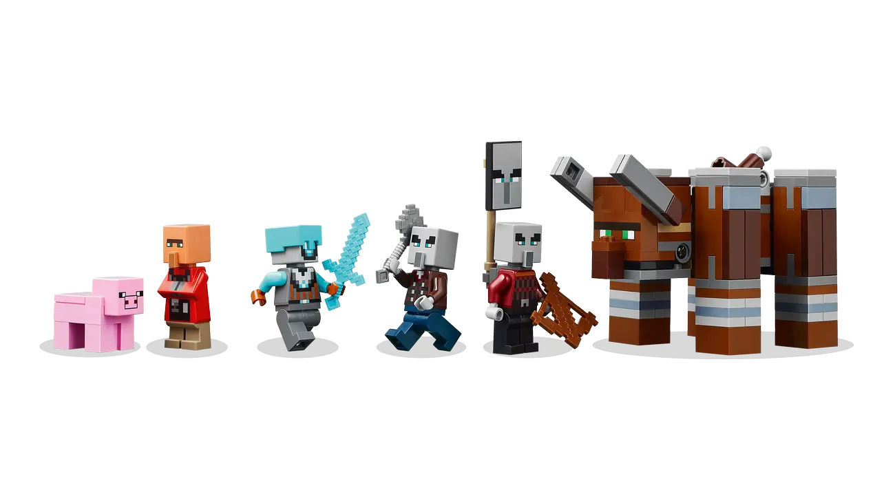 LEGO Minecraft 21278 - Ein Verwüster am Plünderer-Außenposten