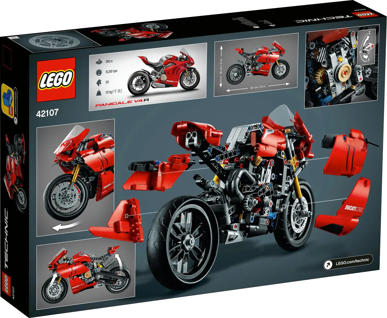 LEGO Technic 42107 - Ducati Panigale V4 R