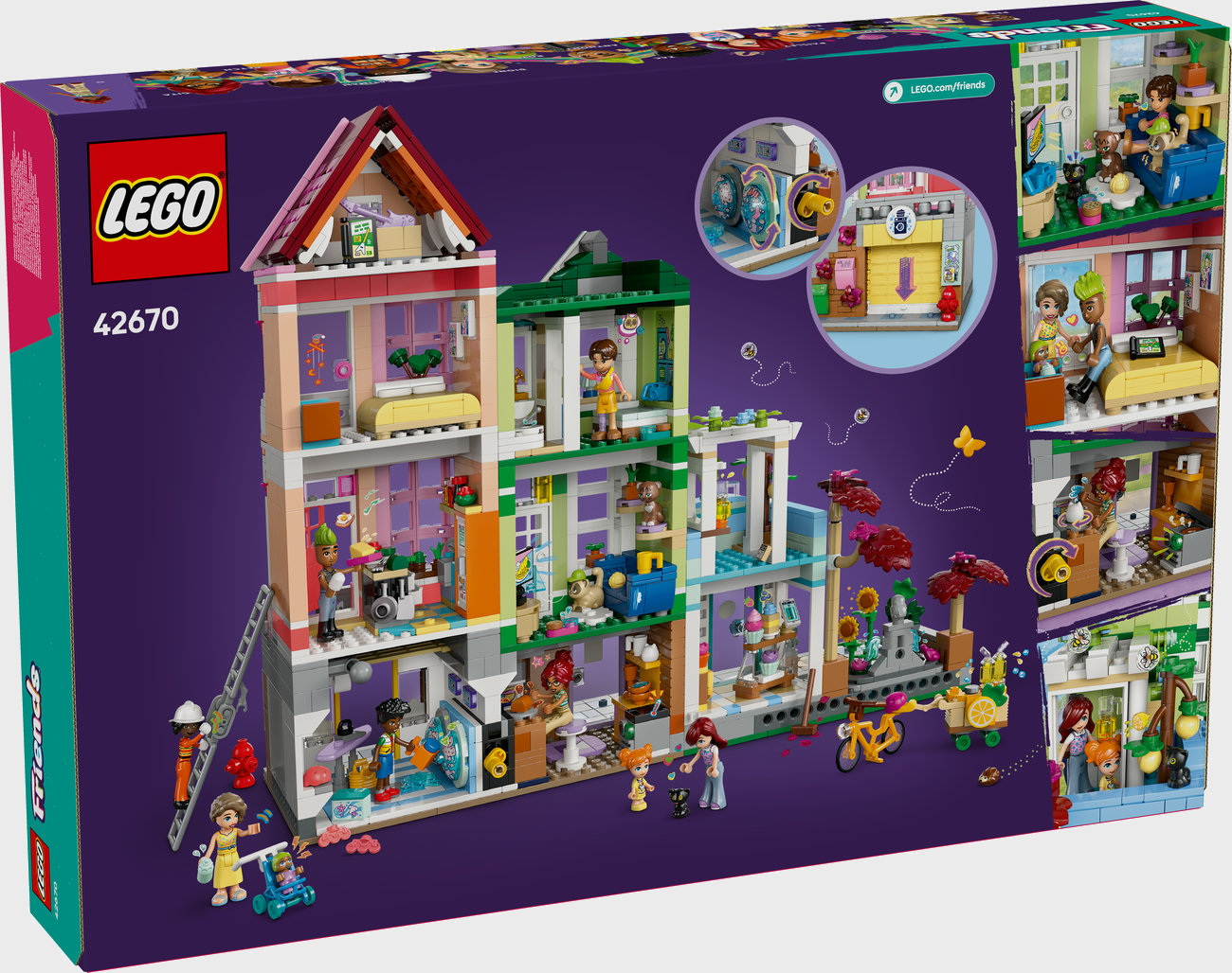 LEGO Friends 42670 - Heartlake City Wohn- und Einkaufsstraße