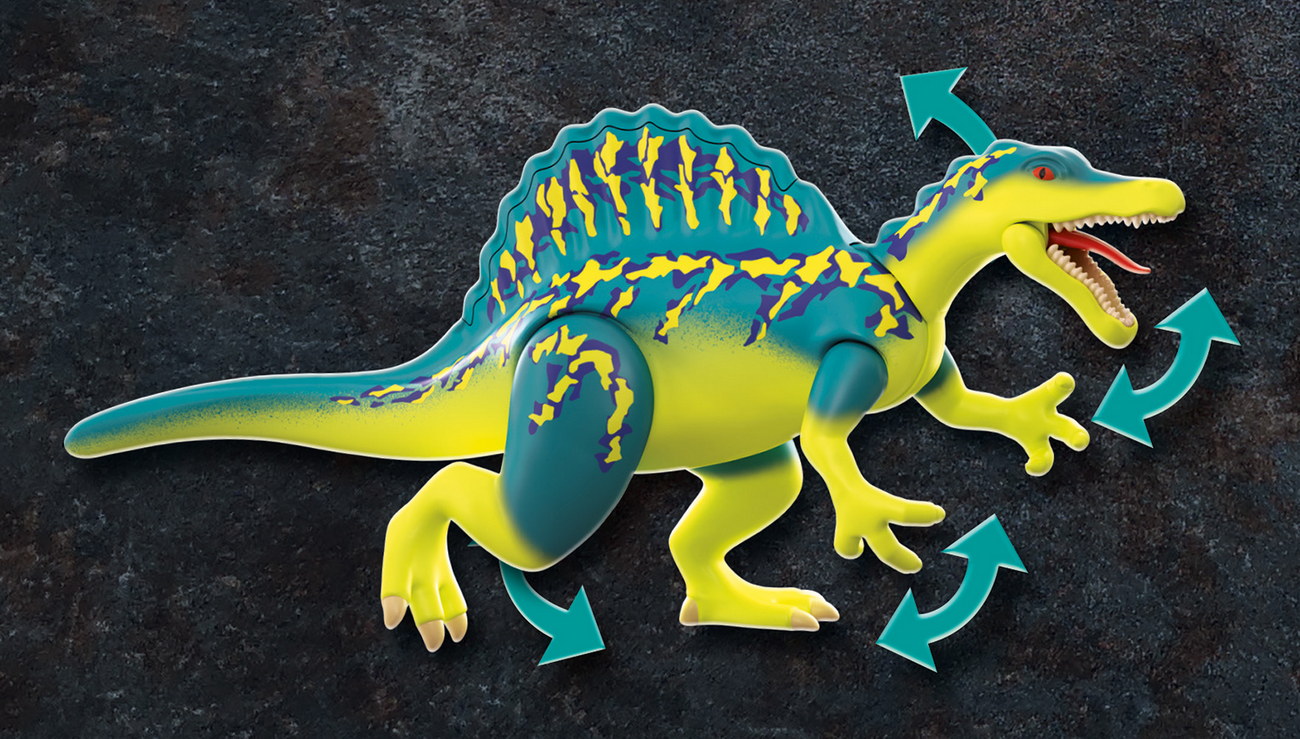 Playmobil 70625 - Spinosaurus: Doppelte Verteidigungs Power (Dino Rise)