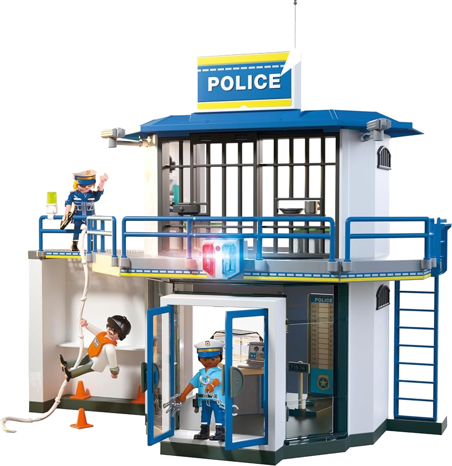 Playmobil 71874 - Polizeiwache mit Fahndungsraum (City Action)