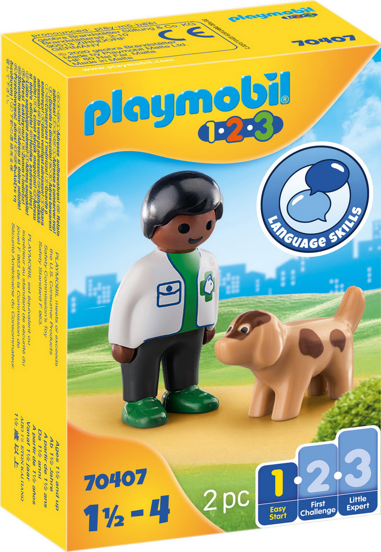 2020-09 Playmobil 70407 - Tierarzt mit Hund - 1.2.3