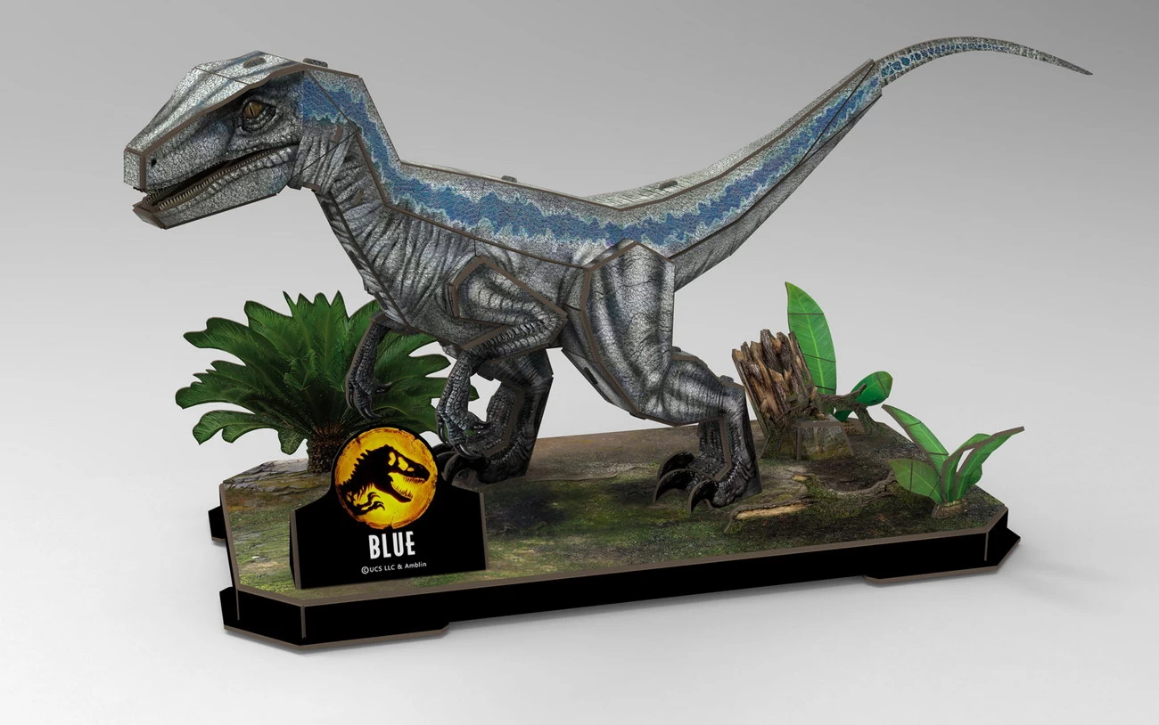 Revell 00243 - Jurassic World Dominion - Velociraptors 'Blue' - 3D Puzzle