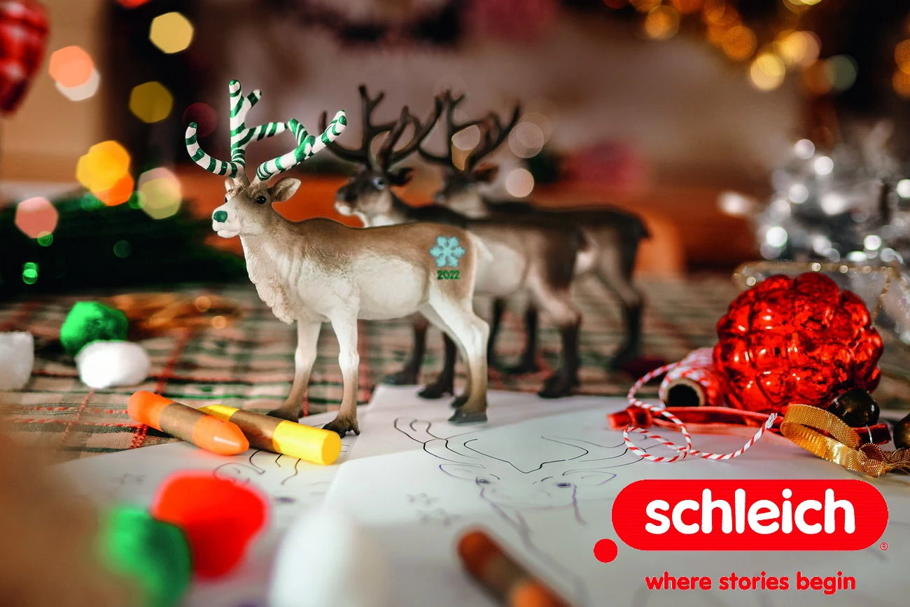Weihnachtliches Rentier 2022 - Schleich 72189 (Wild Life)