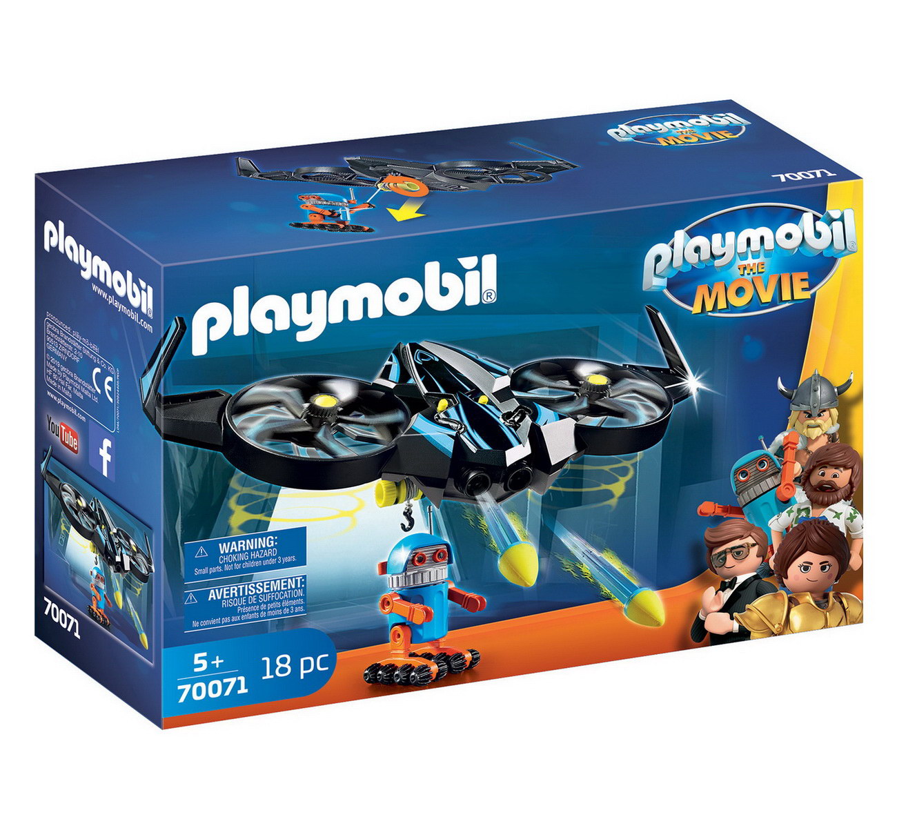 Playmobil 70071 - Robitron mit Drohne (The Movie)